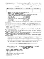 de thi va dap an di ly 9 ky II