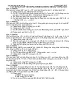 BÀI TẬP VỀ HAI ĐT VUÔNG GÓC (ôn thi vào 10)