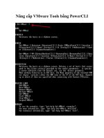 Nâng cấp VMware Tools bằng PowerCLI ppsx