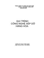 qui trình công nghệ xếp dỡ hàng hóa