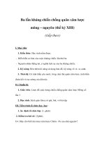 Lịch sử lớp 7 - Ba lần kháng chiến chống quân xâm lược mông – nguyên (thế kỷ XIII) (tiếp theo) pot