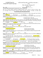 Đề thi thử ĐH - CĐ năm 2010