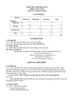 Đề Kiểm tra Học kỳ II môn Ngữ Văn lớp 8