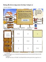 HUONG DAN GIAI TOAN QUA INTERNET