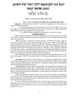 ôn thi tốt nghiệp và đại học môn ngữ văn