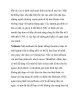 So sánh giữa Laptop, Netbook và Smartphone- P2 pot