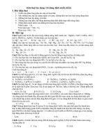 kim loại tác dụng với dd muối,kiềm