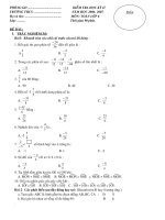Thi HK II-Toan6-Nam 09/10