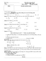 đề kiểm tra học kì II 6 hay (có đáp án)