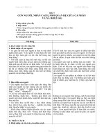 BÀI 7: CON NGƯỜI, NHÂN CÁCH, MỐI QUAN HỆ GIỮA CÁ NHÂN VÀ XÃ HỘI (2 tiết) pot