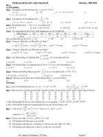 ĐỀ ÔN THI HKII.TOÁN 10.NĂM 2010 .