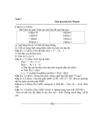 Đề kiểm tra toán 7 kì 2+ĐA