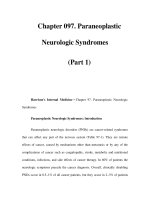 Chapter 097. Paraneoplastic Neurologic Syndromes (Part 1) potx