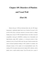 Chapter 109. Disorders of Platelets and Vessel Wall (Part 10) pptx