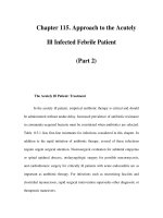 Chapter 115. Approach to the Acutely Ill Infected Febrile Patient (Part 2) pptx