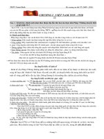 ĐỀ CƯƠNG ÔN THI TN MON SỬ XĐ