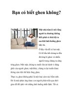 Bạn có biết ghen không? pps