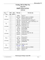 GA LOP 3 - TUAN 35 (CKT - KN)