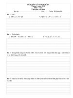 ĐÊ KHẢO SÁT HSG KHỐI 4