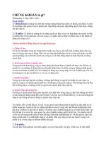 CHỨNG KHOÁN là gì? pps