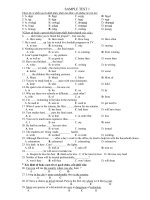 BAI TAP TRAC NGHIEM ON THI TOT NGHIEP