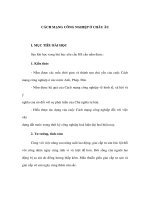 CÁCH M ẠNG CÔNG NGHIỆP Ở CHÂU ÂU - Lịch sử lớp 10 pot