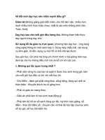 một sô vấn đề chuyen môn