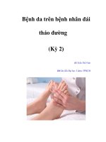 Bệnh da trên bệnh nhân đái tháo đường (Kỳ 2) ppsx