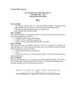 de thi hoa hoc 10 ki II