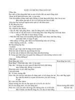 Nghiên cứu tính chất của nước