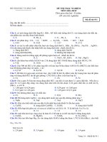 Đề chuẩn học kì 2