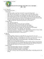 ĐỀ CƯƠNG ÔN TẬP MÔN TOÁN 11NC HK2