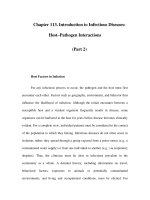 Chapter 113. Introduction to Infectious Diseases: Host–Pathogen Interactions (Part 2) docx
