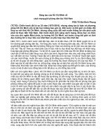 Sáng tạo của Hồ Chí Minh về cách mạng giải phóng dân tộc Việt Nam doc