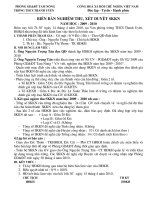 BIÊN BẢN NGHIỆM THU SKKN