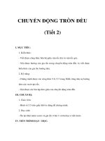 Vật lý lớp 10 cơ bản - CHUYỂN ĐỘNG TRÒN ĐỀU (Tiết 2) ppt