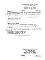 De kt ky 2-Dap an Toan 8