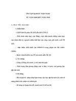 Lịch sử lớp 8 - ÔN TẬP LỊCH SỬ VIỆT NAM TỪ NĂM 1858 ĐẾN NĂM 1918 ppt