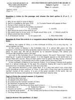 2nd term test - 4 codes(3skills-key-tapescript)