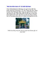 “Đài hóa thân hoàn vũ” cổ nhất Việt Nam doc