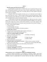 Đề thi thử đại học môn tiếng anh 12 - Đề 7