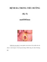 BỆNH DA TRONG TIỂU ĐƯỜNG (Kỳ 5) ppsx