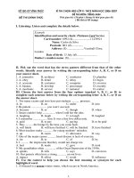 HSG Anh 9 tỉnh Vĩnh Phúc 2007