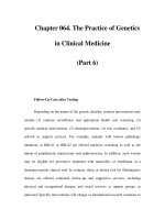Chapter 064. The Practice of Genetics in Clinical Medicine (Part 6) pot