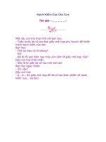 Hạnh Kiểm của con