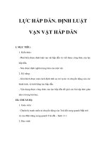 Vật lý lớp 10 cơ bản - LỰC HẤP DẪN - ĐỊNH LUẬT VẠN VẬT HẤP DẪN potx