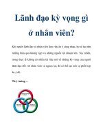Lãnh đạo kỳ vọng gì ở nhân viên? ppsx