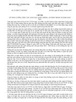 Chỉ thị sô:57 của Bộ GD về tăng cường công tác GDQP-An