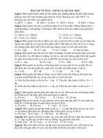 Trắc nghiệm phần Mắt