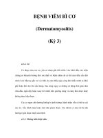 BỆNH VIÊM BÌ CƠ (Dermatomyositis) (Kỳ 3) potx